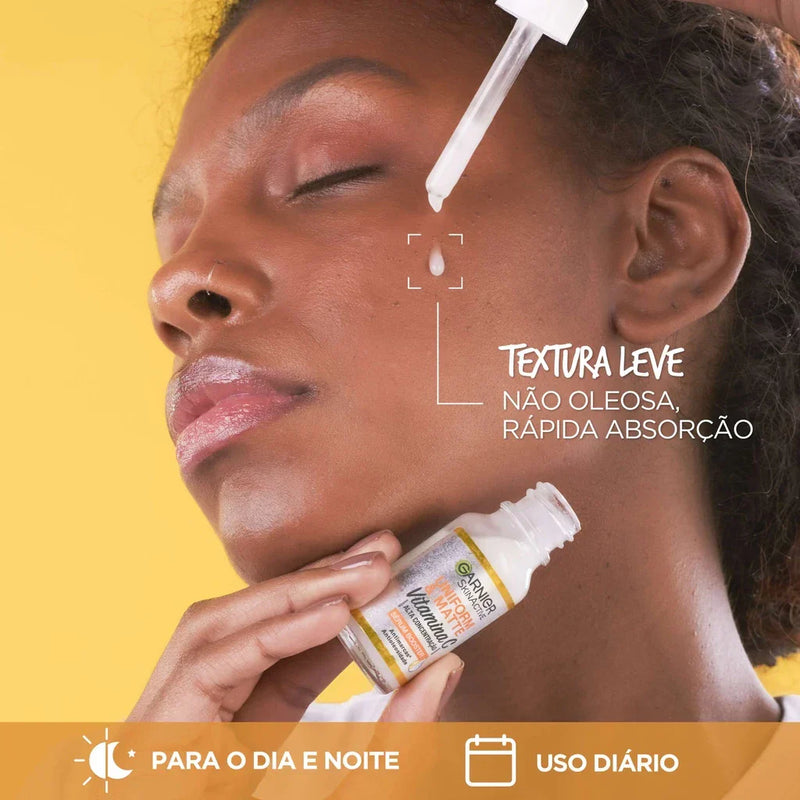 Sérum Facial Antimarcas Garnier Uniform & Matte Vitamina C